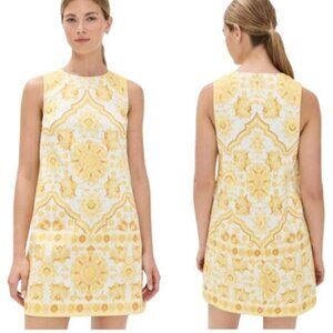 NWT Cara Cara Women's Natural Mackenzie Mystic Pink Dress Yellow Size: Large